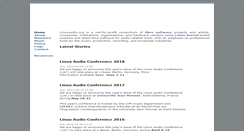 Desktop Screenshot of linuxaudio.org