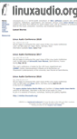 Mobile Screenshot of linuxaudio.org