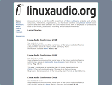 Tablet Screenshot of linuxaudio.org